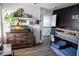 Comfortable bedroom with bunk beds, dresser, and modern decor, perfect for a personal space at 5733 Coral Sun St, North Las Vegas, NV 89031