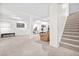 Spacious basement features gym, workout area, and lounge area at 7545 Constantinople Ave, Las Vegas, NV 89129
