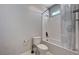 Bathroom with a tub, shower, toilet, and tile flooring at 7572 Mount Spokane Ct, Las Vegas, NV 89113