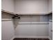 An empty walk-in closet featuring corner shelving at 7572 Mount Spokane Ct, Las Vegas, NV 89113