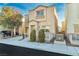 Charming two-story home with a well-maintained front yard and attached garage at 7632 Calico Fields St, Las Vegas, NV 89149