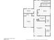 Detailed floor plan showcasing the layout of bedrooms, bathrooms, closets, and laundry room at 765 Jewel Tower St, Las Vegas, NV 89178