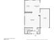 A floor plan showcasing the home's layout including the kitchen, living room, garage and foyer dimensions at 765 Jewel Tower St, Las Vegas, NV 89178