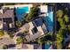Expansive property featuring a luxurious home with multiple pools and lush landscaping at 8 Laricola Ct, Henderson, NV 89011