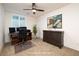 Bright office space with a modern desk, comfortable chair, and stylish storage for productive work at 8 Laricola Ct, Henderson, NV 89011