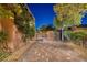 Beautifully landscaped walkway with lush greenery at 8 Laricola Ct, Henderson, NV 89011