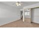 Inviting bedroom featuring a closet with sliding mirrored doors at 8437 Apple Hill Ct, Las Vegas, NV 89128