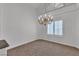 Neutral dining area featuring recessed lighting and a chandelier illuminating the cozy space at 8437 Apple Hill Ct, Las Vegas, NV 89128