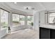 Bright breakfast nook with ample natural light, built-in storage, and views of the landscaped backyard at 8713 Castle Ridge Ave, Las Vegas, NV 89129