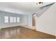 Spacious living room features tile floors, natural light, and an open layout at 9303 Gilcrease Ave # 1056, Las Vegas, NV 89149
