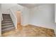 Another view of the living room, with stairs to the second floor at 9452 Plover Falls Ave, Las Vegas, NV 89149