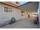 Covered patio great for storing items or working on hobbies at 1261 S Comstock St, Pahrump, NV 89048