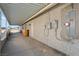 Long covered patio perfect for storing items and doing projects at 1261 S Comstock St, Pahrump, NV 89048