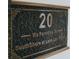 A close up shot of the address plaque for 20 Via Paradiso St at Lake Las Vegas at 20 Via Paradiso St, Henderson, NV 89011