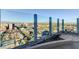 Balcony view showcasing an expansive cityscape with mountains in the distance at 200 Hoover Ave # 1905, Las Vegas, NV 89101