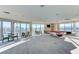Spacious recreation room with pool table, seating areas, and panoramic city views at 200 Hoover Ave # 1905, Las Vegas, NV 89101