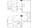Two-story floor plans showing the layout of both floors of the house at 21 Sawgrass Ct, Las Vegas, NV 89113