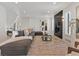 Bright living room boasts a fireplace, recessed lights and neutral tones at 21 Sawgrass Ct, Las Vegas, NV 89113