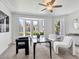 Comfortable office space with stylish decor, bay windows offering natural light at 21 Sawgrass Ct, Las Vegas, NV 89113