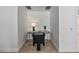 A dedicated office space with desk, chair, and ample lighting at 21 Sawgrass Ct, Las Vegas, NV 89113