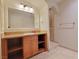 Bathroom vanity with cabinet storage, and walk-in tiled shower at 21 Via Visione # 206, Henderson, NV 89011