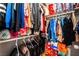 Walk-in closet with clothes racks and shelves; plenty of storage at 2307 Tuscarora Ct, Las Vegas, NV 89142
