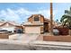Charming two-story home with a two-car garage and desert landscaping at 2307 Tuscarora Ct, Las Vegas, NV 89142
