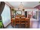 Open concept dining room that transitions into the kitchen and living space at 2479 Domingo St, Las Vegas, NV 89121