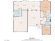 Detailed floor plan showcasing a 1690 sq ft home layout with kitchen, living spaces, bedrooms, and garage at 2829 Golf Links Dr, Las Vegas, NV 89134