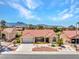 Charming single-story home featuring a red tile roof and a well-manicured desert landscape at 2829 Golf Links Dr, Las Vegas, NV 89134