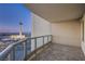 Relax on this private balcony offering panoramic views of the city skyline at 322 Karen Ave # 3801, Las Vegas, NV 89109