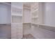 Walk-in closet with custom shelving and drawers to maximize space at 322 Karen Ave # 3801, Las Vegas, NV 89109