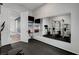Mirrored home gym with fitness equipment, perfect for staying active and healthy at 361 Cooper Hawk Ct, Las Vegas, NV 89138