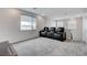 Media room offers plush seating and viewing for relaxed entertainment at home at 361 Cooper Hawk Ct, Las Vegas, NV 89138