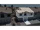 Stunning exterior elevation displaying a townhome featuring a garage, and a well-maintained facade at 4800 Grey Wolf Ln # 202, Las Vegas, NV 89149