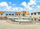 Evelyn Stuckey Elementary School features a covered play area and colorful architecture at 5079 Quiet Falls Ct, Las Vegas, NV 89141