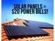 Energy-efficient solar panels installed on the roof promise substantial savings, with power bills as low as $20 at 5079 Quiet Falls Ct, Las Vegas, NV 89141