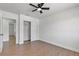 Bedroom features hardwood floors, closet space, and a light and airy atmosphere at 5079 Reno Ct, Las Vegas, NV 89119