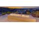 Enjoy outdoor relaxation with this fire feature and amazing skyline views at 677 Overlook Rim Dr, Henderson, NV 89012
