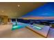 Enjoy the pool and built-in spa with incredible city views at 677 Overlook Rim Dr, Henderson, NV 89012