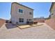 Spacious backyard featuring a deck, perfect for outdoor dining and entertaining at 7828 Bright Lodge St, Las Vegas, NV 89139