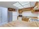Cozy kitchen with wood cabinets, butcher block counters, and gas range stove at 875 Rhinegold Way, Las Vegas, NV 89110