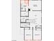 Second-floor floor plan featuring a primary bedroom, loft, two bedrooms, and a laundry room at 9243 Charmillin Ct, Las Vegas, NV 89148