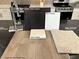 Interior finishes showcase wood-look flooring, carpet, granite, paint, cabinet, and faucet samples at 9243 Charmillin Ct, Las Vegas, NV 89148