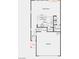 Floor plan of the first floor featuring a kitchen, great room, garage, and breakfast nook at 9249 Charmillin Ct, Las Vegas, NV 89148