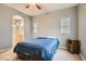 Comfortable bedroom features an en suite bathroom at 9303 Gilcrease Ave # 1002, Las Vegas, NV 89149