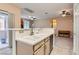 Bright kitchen with double sink, modern appliances, and backyard access at 9303 Gilcrease Ave # 1002, Las Vegas, NV 89149