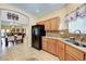 The kitchen overlooks the dining and living room area, and has stainless steel appliances at 9370 Corkfish St, Las Vegas, NV 89178