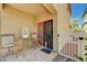 Comfortable patio with tiled flooring and an outdoor seating area at 9370 Corkfish St, Las Vegas, NV 89178