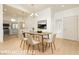Cozy dining room adjacent to the kitchen is perfect for Gathering meals and gatherings at 10309 Georgetown Pl, Las Vegas, NV 89134